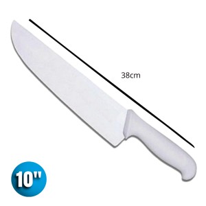 CUCHILLA DE COCINA BLANCO 10" x 1u